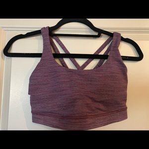 Lululemon Energy Sports Bra. Purple - size 6
